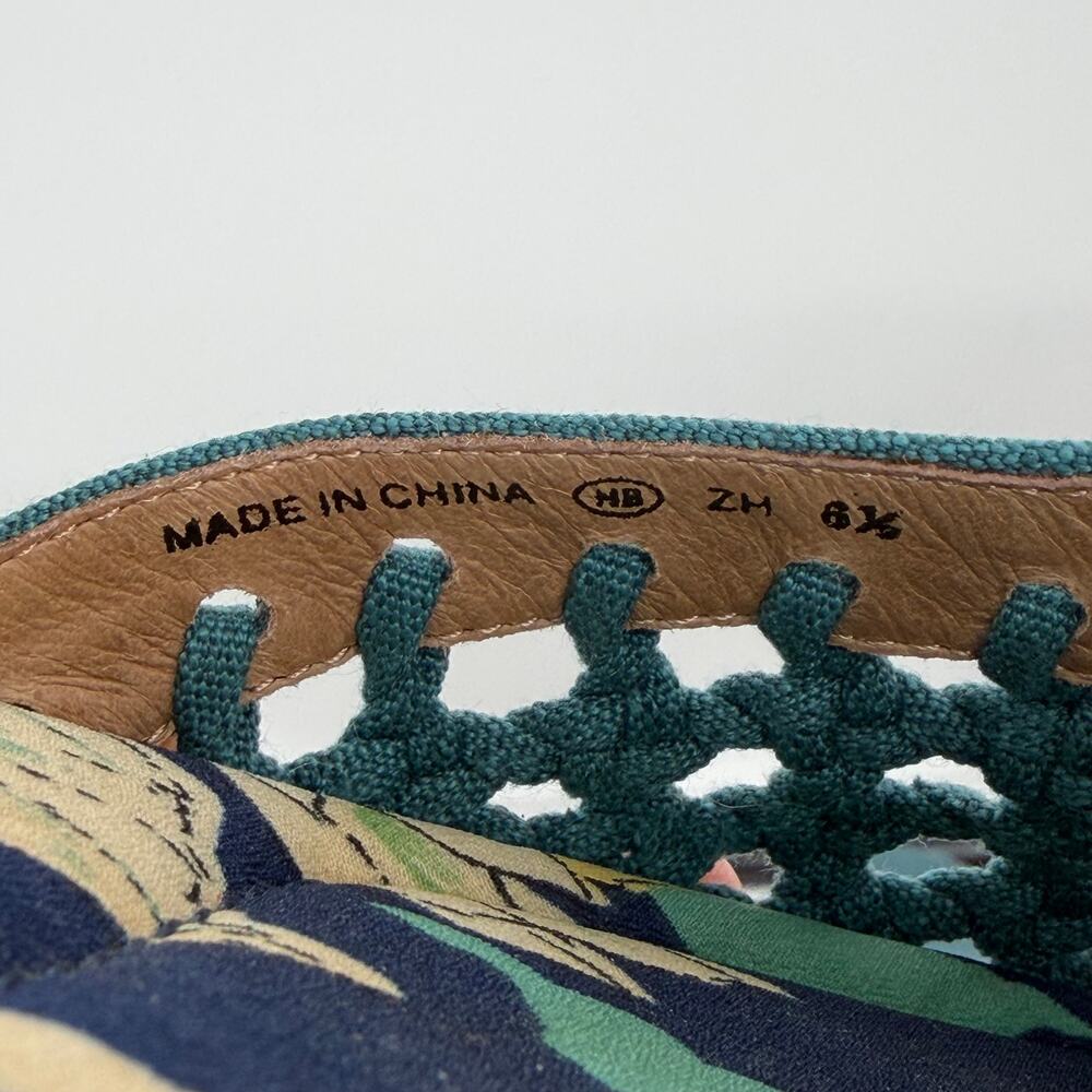 Nina Originals Women's Teal Blue Braided Huarache Sandal Flats Size 6.5 - Picture 7 of 7